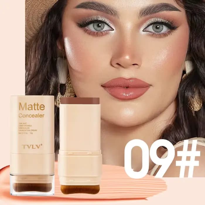Stick de maquillage double tête deux-en-un
