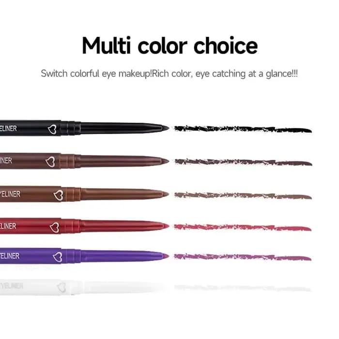 Crayon Eyeliner marron imperméable longue durée bleu noir