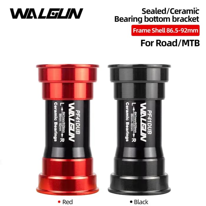 Walgun PF4124 BB86 92 supports de pédalier Pressfit vtt vélo de route BB PF4130 PF41DUB coque de cadre 86.5-92mm pour Shiman SRM DUB GXP