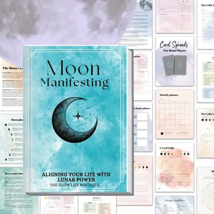 Carnet de notes A5 80 pages, pour professionnels, usage personnel au bureau, cadeau, propagation de cartes de tarot, rituel de pleine lune, agenda planificateur
