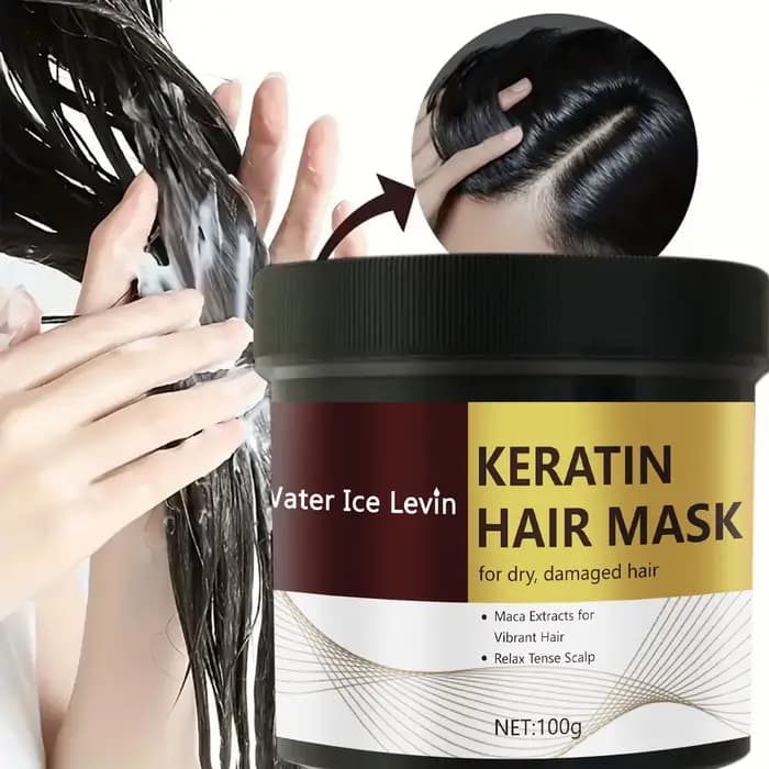 Masque capillaire magique à la kératine, réparation rapide en 5 secondes, cheveux crépus endommagés, doux, lisse, brillant, lissage, hydratant en profondeur, soins capillaires
