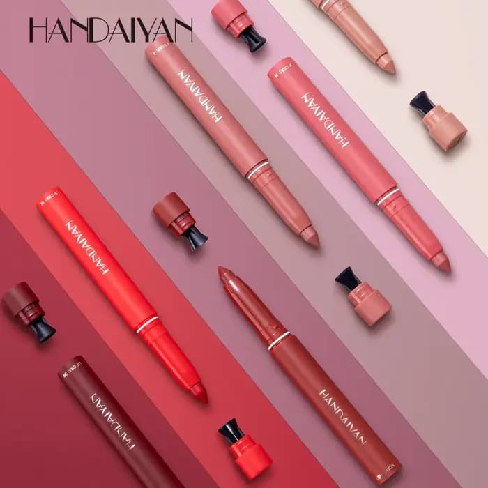 Stylo à lèvres mat velours rose 12 couleurs
