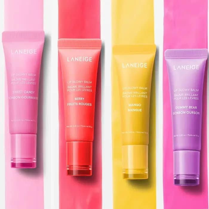 Laneige beurre de fruits bonbons sucrés Essence beignet léger hydratation brillant à lèvres huile rouge à lèvres hydratant baume à lèvres Transparent