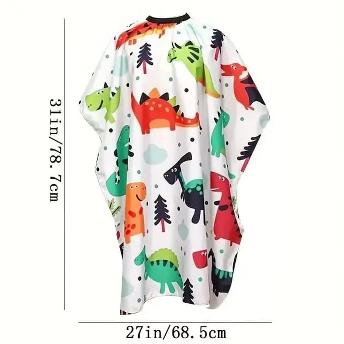 Cape de coiffeur pour enfants, dessin animé, pour Salon de coiffure professionnel, enveloppe de barbier, robe de coupe imperméable, fournitures de soins capillaires