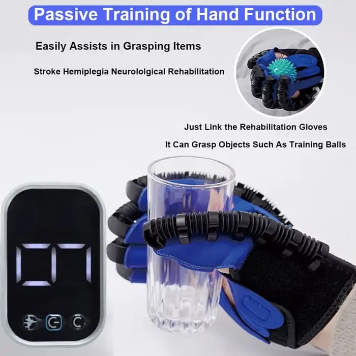 Gant Robot de rééducation des mains, entraînement des doigts, gants de Massage, rééducation des accidents vasculaires cérébrales, hémiplégie, récupération de la fonction des mains