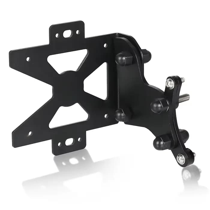 Support de plaque de planificateur de moto, BMW R Nine T, R9T, 1200 ScramJeff, 2015, 2016, 2017, 2018, 2019, Éliminateur, Invite d'enregistrement, Ket
