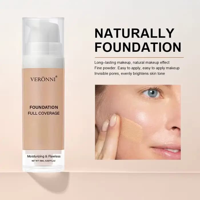 Fond de Teint Couvrant - Maquillage Liquide Modulable à Couvrance Totale pour Mélange Personnalisé