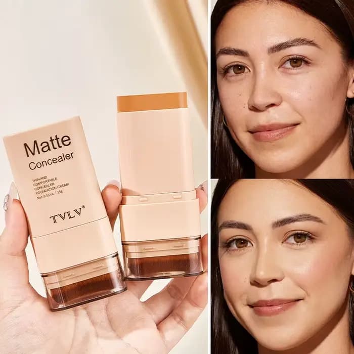 Stick de maquillage double tête deux-en-un