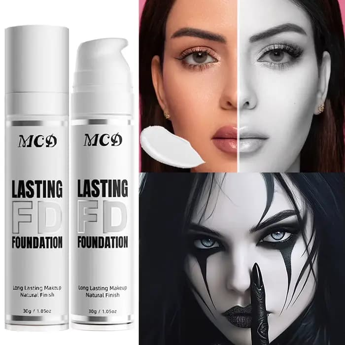 1PC Fond de Teint Liquide Blanc Pur pour Maquillage de Scène COS