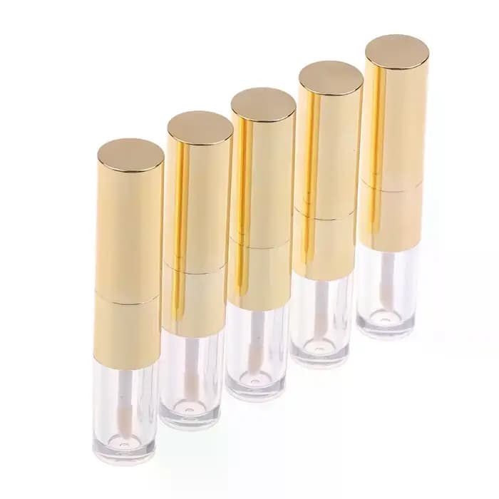 Tube de brillant à lèvres transparent vide à Double extrémité de 2.5ml