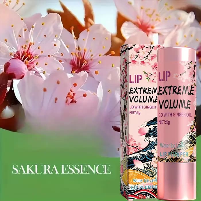 Baume à Lèvres Volume 5g à l'Huile de Gingembre et Peptides - Hydratant Non Collant