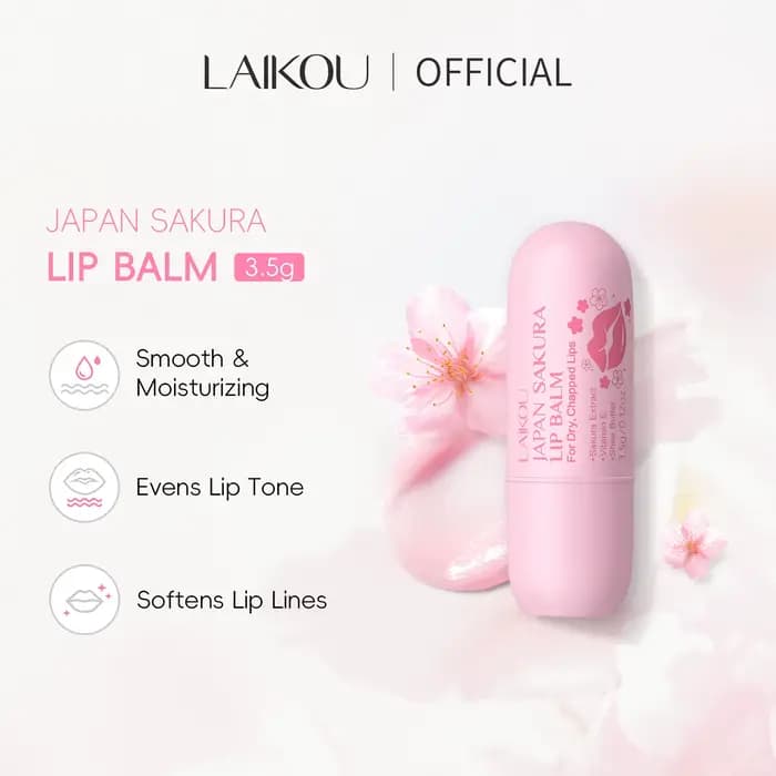 LAIKOU japon Sakura baume à lèvres hydratant repulpant traitement doux radieux soin