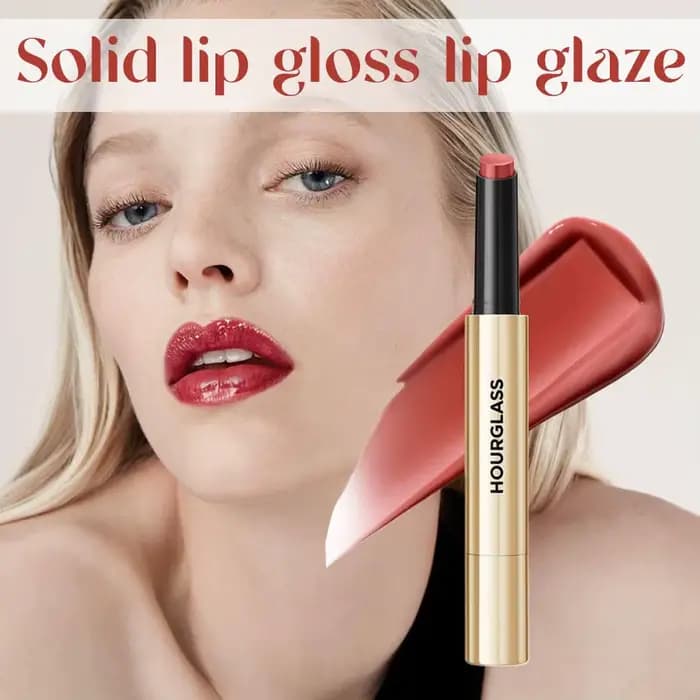 Rouge à lèvres solide Hourglass - 6 couleurs effet miroir