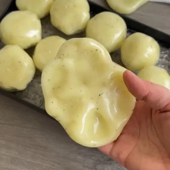 Jouet anti-stress réaliste en forme de purée de pommes de terre à la vaseline, fait main, doux, amusant, décompression, décoration de la maison, cadeaux