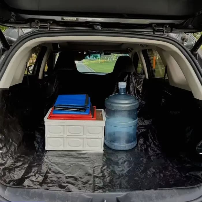 Tapis de coffre de voiture noir imperméable, anti-salissure, protection pour animaux domestiques, housse de protection pour le chargement