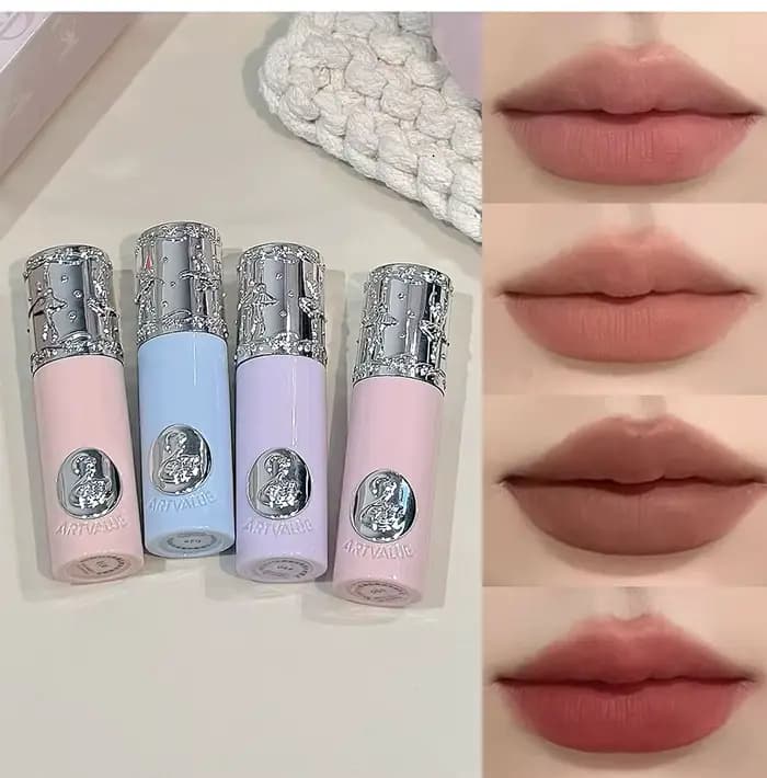 Kit de maquillage NICEKEY comprenant 4 gloss mats