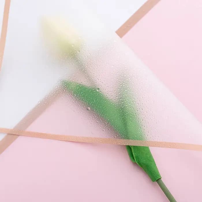 10 feuilles de papier d'emballage de fleurs avec bords dorés, emballage de bouquet imperméable – Idéal pour les mariages et les anniversaires de bricolage