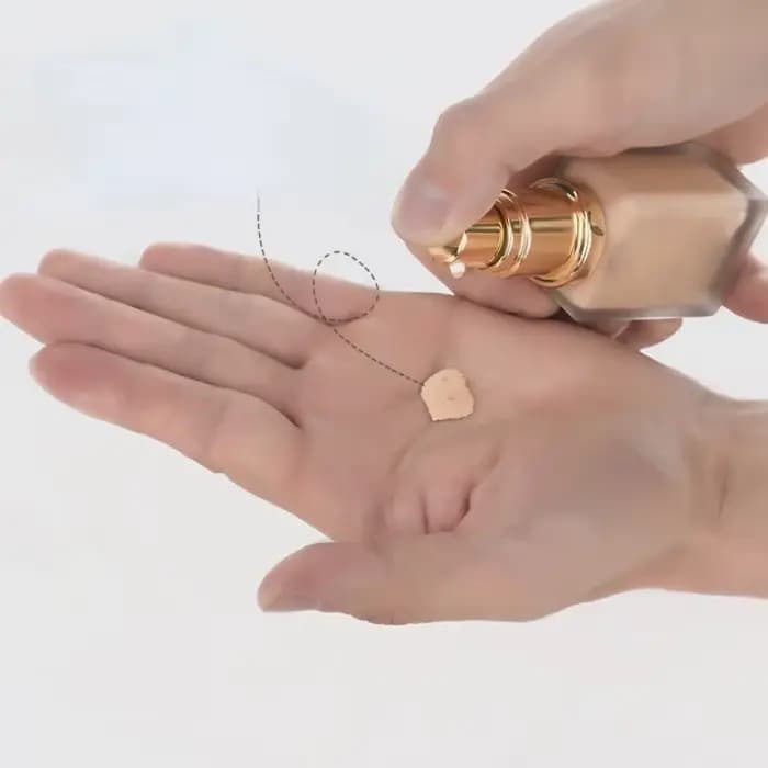 Pompe à fond de teint double usure Este Laud, outils de maquillage, 10 pièces