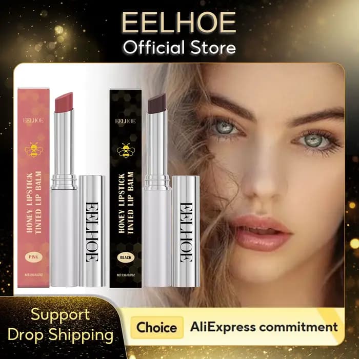 EELHOE rose miel rouge à lèvres vitamine E longue durée teinte