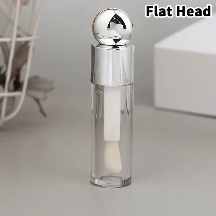 Tube de brillant à lèvres galvanisé Transparent de 5ml