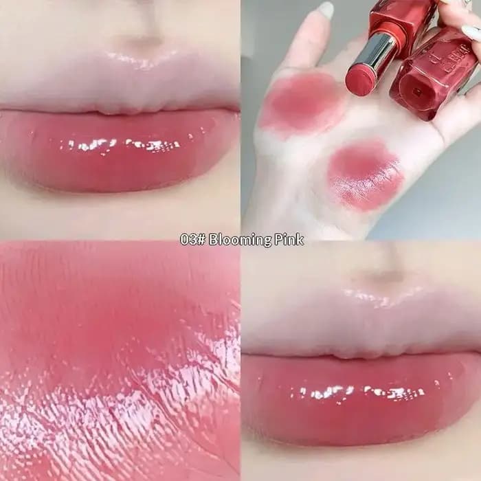 Gege ours solide miroir rouge à lèvres Non collant ne se décolore pas longue durée hydratant gelée