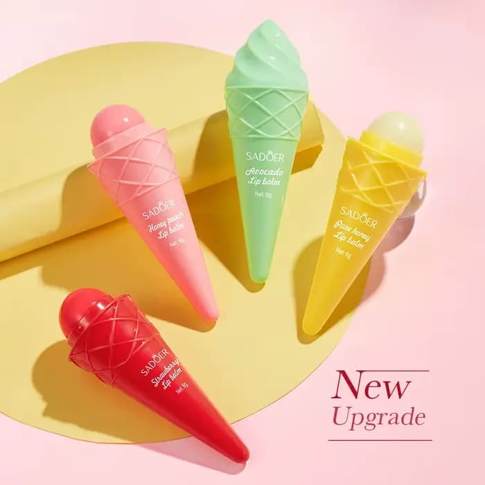 SADOER avocat hydratant baume à lèvres miel fraise Anti Chap rouge