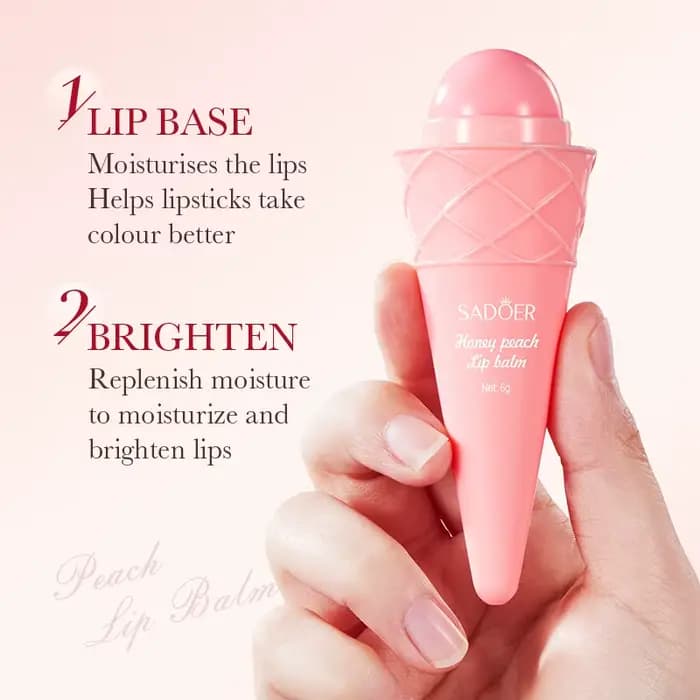 SADOER avocat hydratant baume à lèvres miel fraise Anti Chap rouge