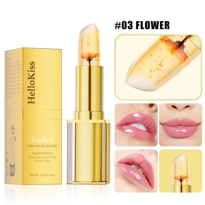 Hellokiss Crystal – rouge à lèvres pétale qui change de couleur pour femmes