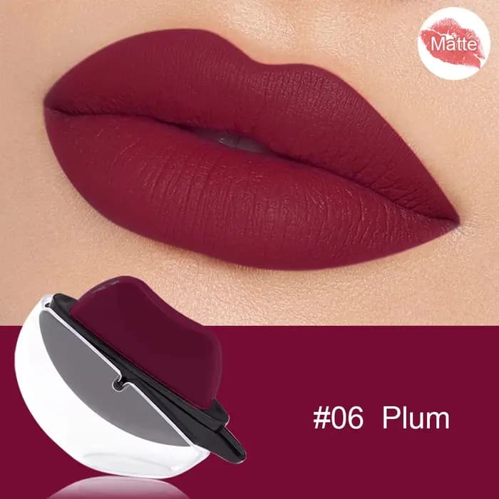 QIBEST rouge à lèvres en forme de lèvre maquillage paresseux