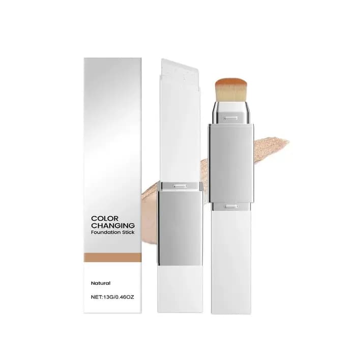 Fond de teint liquide 2 en 1, léger, hydratant, éclaircissant, changeant de couleur, pour tous les types de peau, maquillage de base