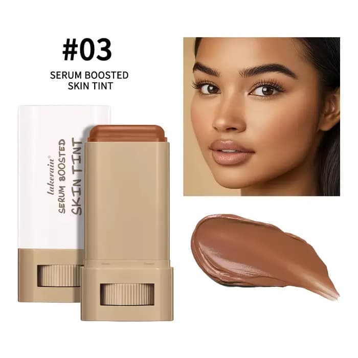 Nouveau baume sérum teinte pour la peau boostée Texture soyeuse couverture hydratante plus dodue même le teint