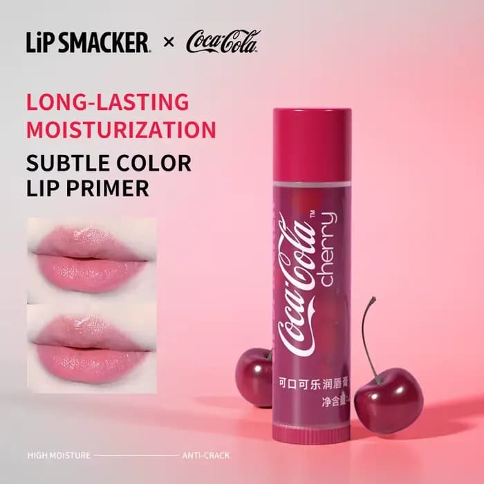 SMACKER X CoCa Cola baume à lèvres collaboratif pour automne hiver hydratant longue durée coloré