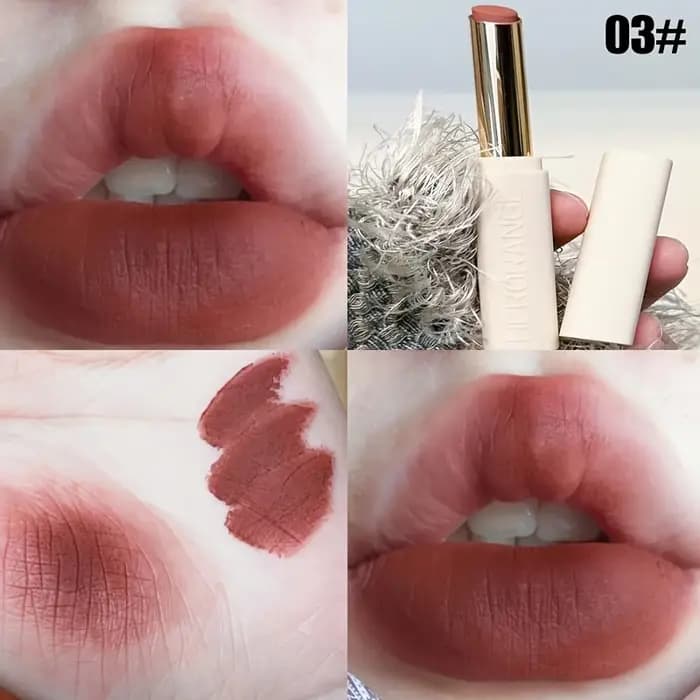 Rouge à lèvres mat velouté longue durée HERORANGE | Crème non collante et hydratante