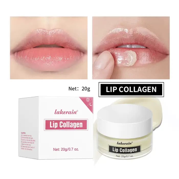 Masque pour les lèvres au collagène, hydratant, pour lèvres sèches, lisse les ridules, augmente la v