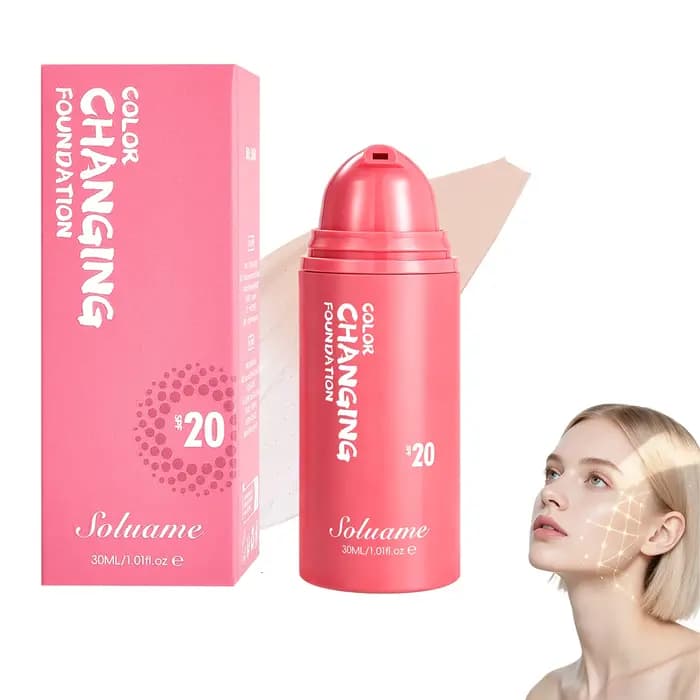 Fond de teint changeant de couleur SPF 20