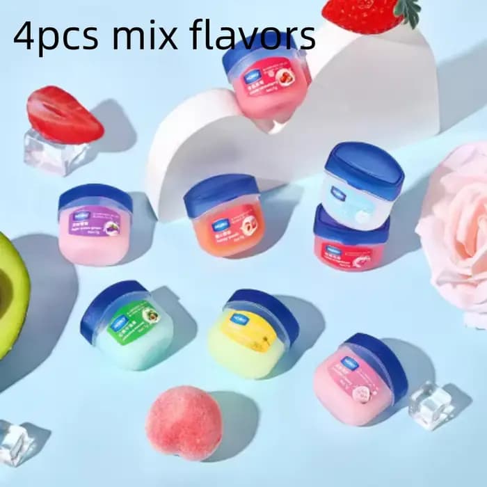 Baume à lèvres hydratant aux saveurs variées (1/4/8 pièces) – Crème anti-âge