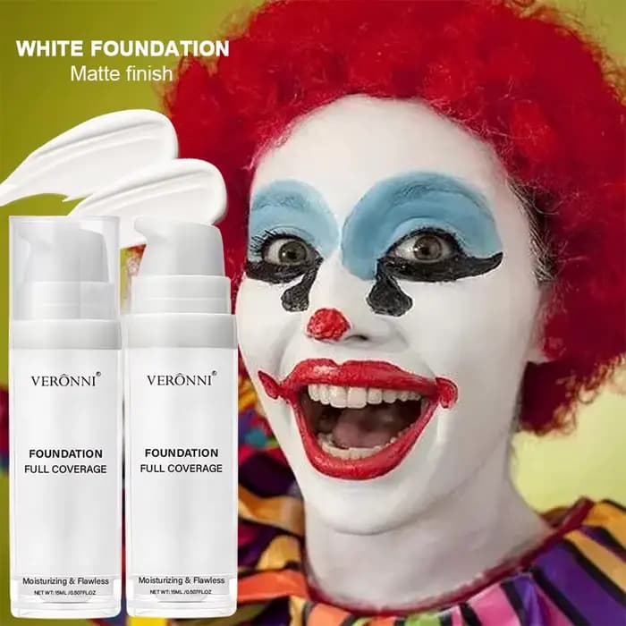 Fond de teint professionnel blanc pour le visage