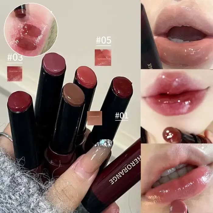 Rouge à lèvres brillant effet miroir