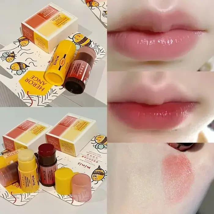 Ensemble de deux rouges à lèvres hydratants