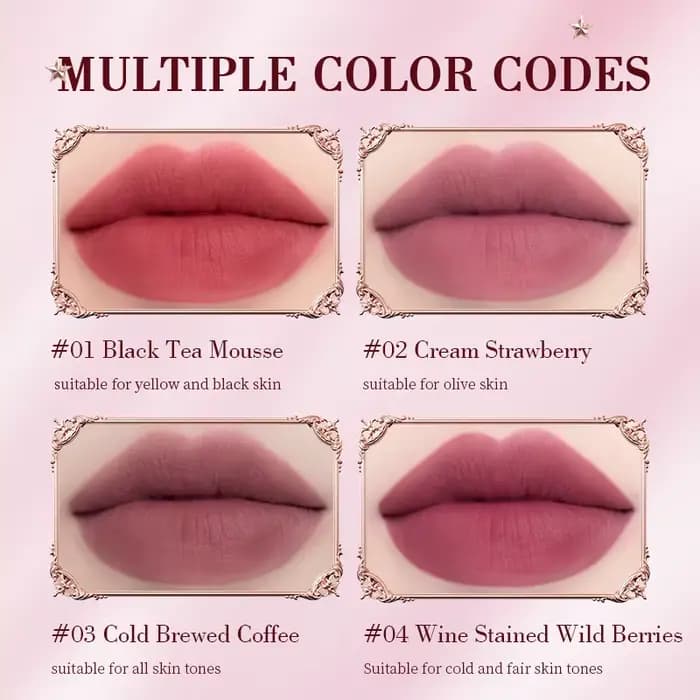 Life Girls Sweet Velvet Lip Gloss avec fini mat soyeux