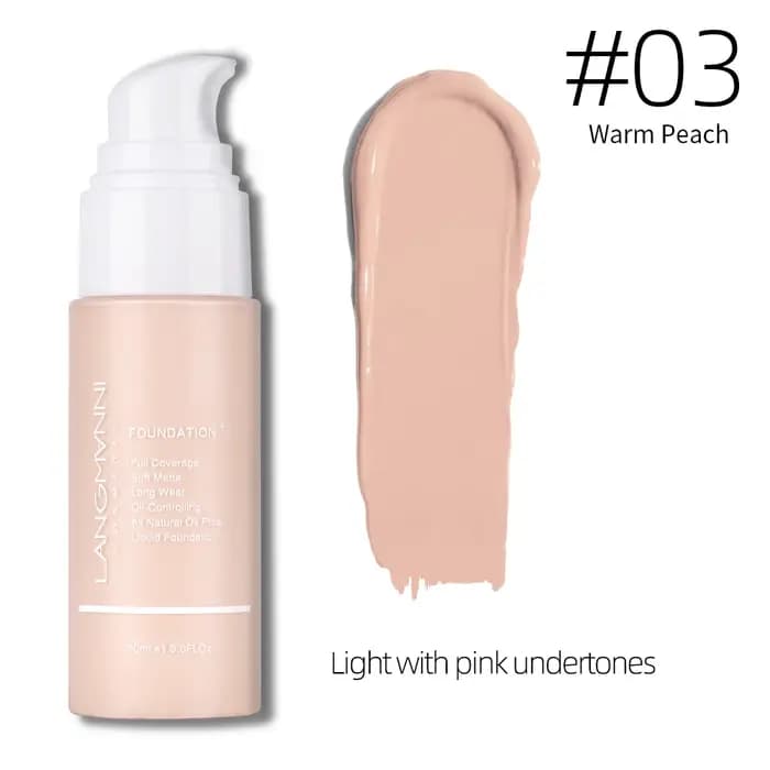 Fond de teint liquide imperméable pour le visage