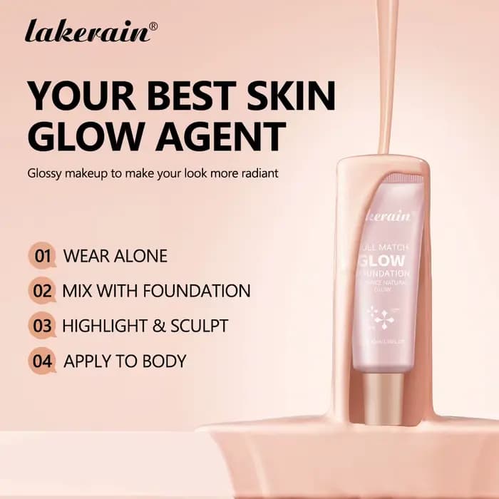 Fond de teint liquide brillant
