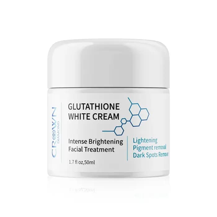 Crème éclaircissante naturelle au glutathion pour le visage