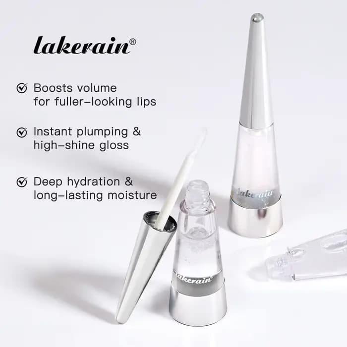 Lakerain lèvres plus dodues hydratation profonde nutrition longue durée haute brillance brillant finition volumineuse