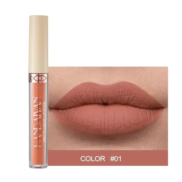 Rouge à lèvres mat mat hydratant, 12 documents, liquide, imperméable, longue durée, rouge, teinte, m