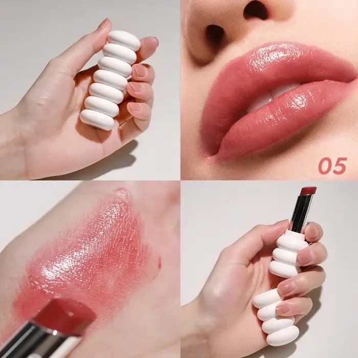 Rouge à lèvres léger et nourrissant, 6 couleurs fines, couleurs longue durée, facile à appliquer, hydratant pour les lèvres