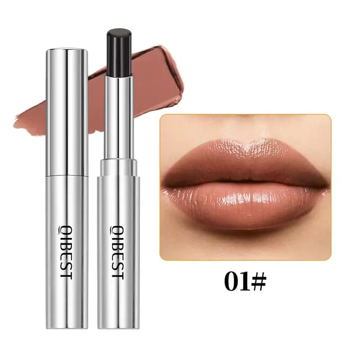 QIBEST baume à lèvres transparent naturel hydratant miel rouge à lèvres teinté baume repulpant pour