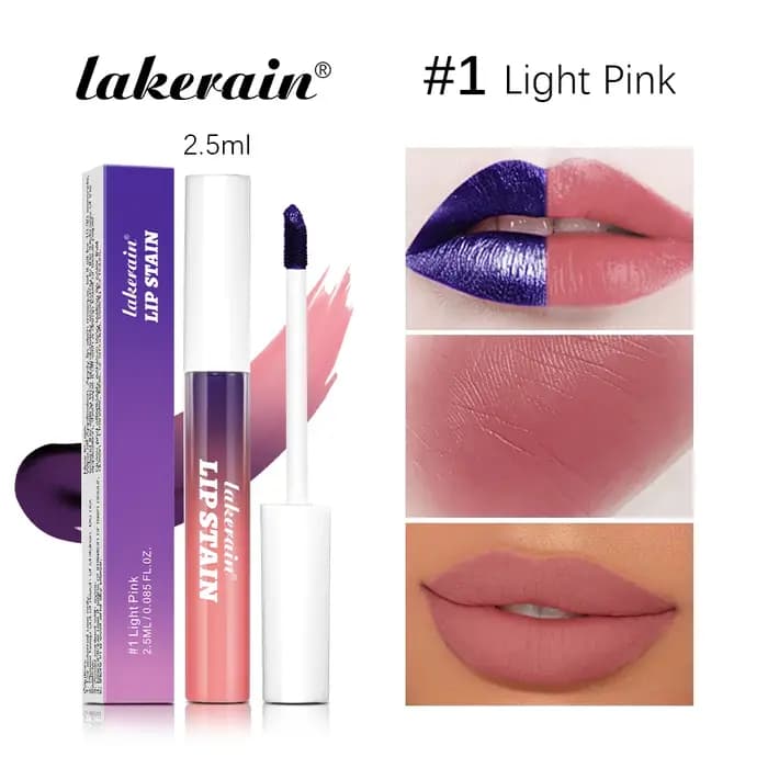 3 pièces/ensemble tache à lèvres décoller et révèle longue durée imperméable rose teinte