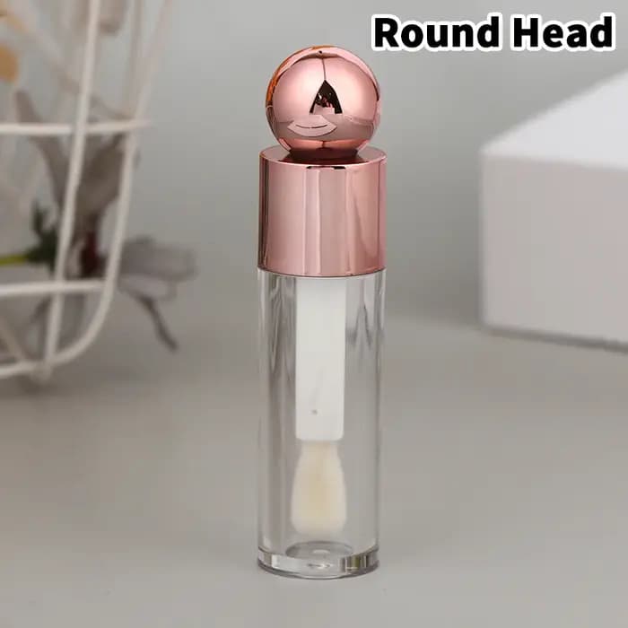Tube de brillant à lèvres galvanisé Transparent de 5ml