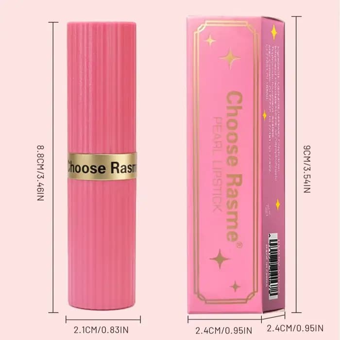 CHOOSE RASME Rouge à lèvres en barre chocolat 6 couleurs, fini nacré, mat, longue tenue, résistant à l'eau